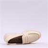 Wonders Flexfly Slip On Chunky Loafer - Cream Leather